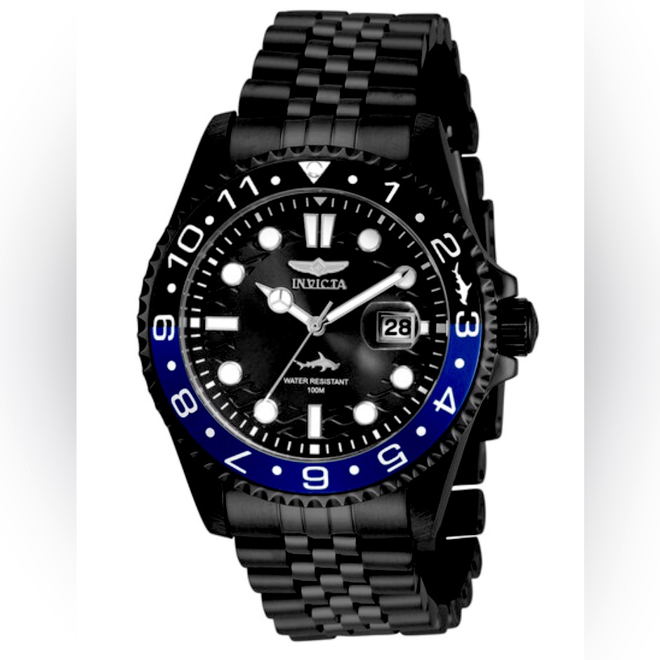 Invicta Jetblack Mens Jubilee Bracelet Watch